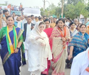 भाजपा ने राजस्थान कांग्रेस सरकार के खिलाफ निकाली जन आक्रोश रैली भाजपा नेत्री नौक्षम चौधरी ने को शिरकत